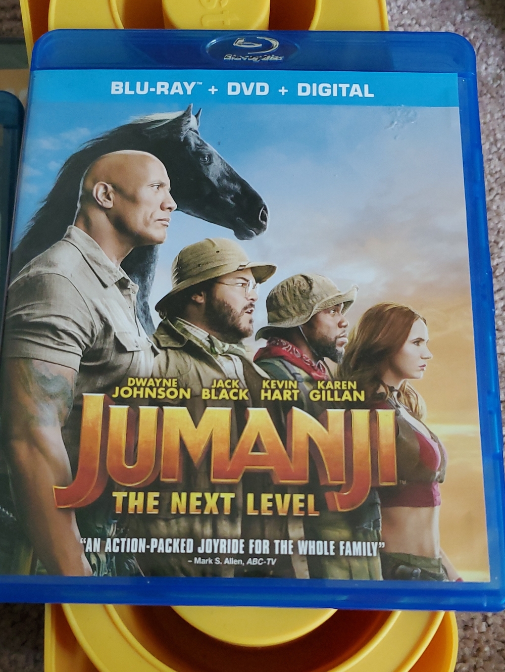 Jumanji: The Next Level - Blu-ray + DVD + Digital (Blue)